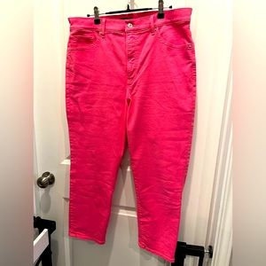 Express ankle pants high waist